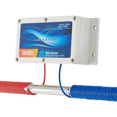 Elektronisches Wasserentkalkersystem von, salzfreier Wasseraufbereiter für hartes Wasser im ganzen Image