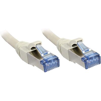 Lindy - 47138 RJ45 Netzwerkkabel, Patchkabel cat 6a s/ftp 10.00 m Grau 1 St. Image