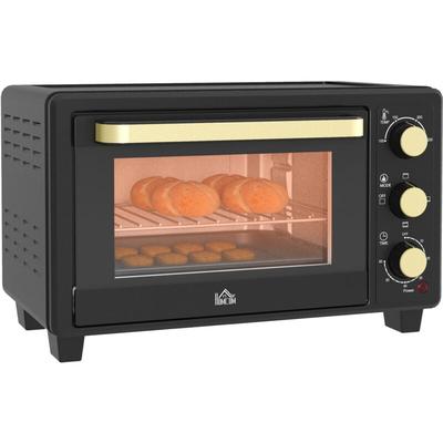 Mini Backofen 16 l 1400W 100-230℃ 60 Min. Timer inkl. Krümelblech, Backblech und Grillrost, Image