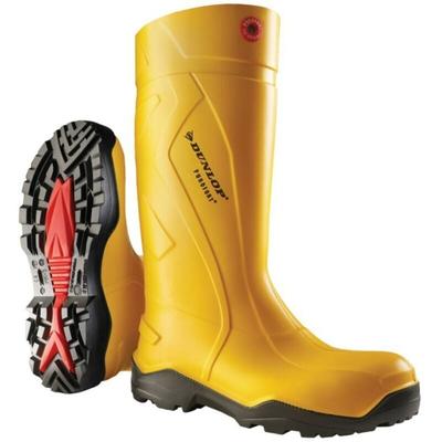 Sicherheitsstiefel EN20345 S5 ci src Gr.47 Purofort+ gelb Stahlkappe/sohle - Dunlop Image