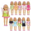 2024 Modekleid, passend für 42 cm große FAMOSA-Nancy-Puppe (Puppe und Schuhe sind nicht im Lieferumfang enthalten), Puppenzubehör