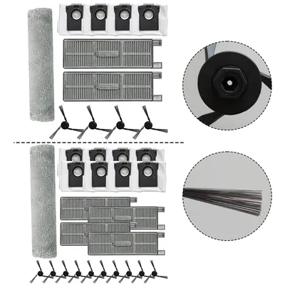 Für Mova Z5 / Z5 Pro / Z50 Ultra / Z50 Seitenbürste Filter Mopp Tuch Tasche Staubsauger Haushaltsgeräte Zubehör Image