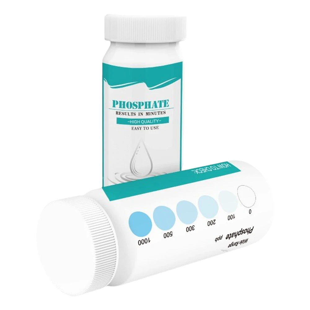50-teilige Aquarium-Phosphat-Teststreifen, schnelle und genaue Messung, Aquarium-Wassertest-Set für Aquarien Image