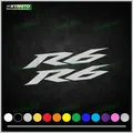 Per YZF R6 R 6 accessori moto decalcomania carenatura da corsa decorazione casco serbatoio carburante logo motore adesivo riflettente