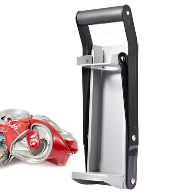 Oz Wall Mounted Home Dispensing Can Crusher Bottle Opener Smasher Beer Soda Cans Crushing Recycling Tool Kitchen Accessories