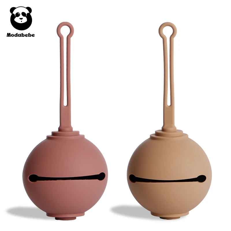 Modabebe Schnuller Lagerung Box Food Grade Silikon Baby Schnuller Halter Neugeborenen Tragbare Schnuller Container Fall Image