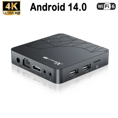 Android 14 TV BOX X88 Mini 14 RK3518 Quad Core 2 GB 16 GB 4K Ultra HD Wifi6 BT 5.0 Sprachfernbedienung Media Player Set-Top-Box