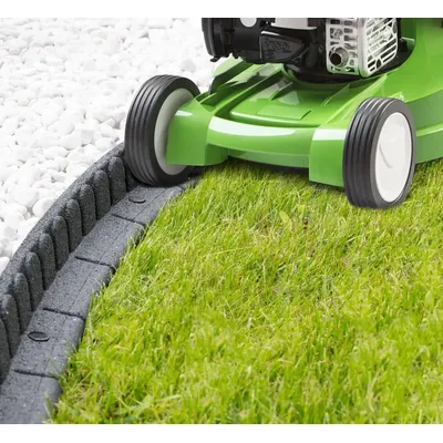 Nicoman Lawnmover Garden Border 4-ft Rubber Landscape Grass Lawn Mower Edging Section 120cm
