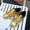 Frauen Gold Silber Turnschuhe Männer Hip Hop Casual Unisex Tennis Luxus Laufschuhe Klobig Trainer Bigsize Streetwear Schuhe