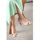 Good For The Sole Womens : Wide Fit Honey Peep Toe Court Shoes - Pink - Size 8 Wide Fit (UK Shoe) | Good For The Sole Sale | Discount Designer Brands