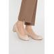 Good For The Sole Womens : Talia Comfort Block Heel Ballet Pumps - Pink - Size UK 5 | Good For The Sole Sale | Discount Designer Brands