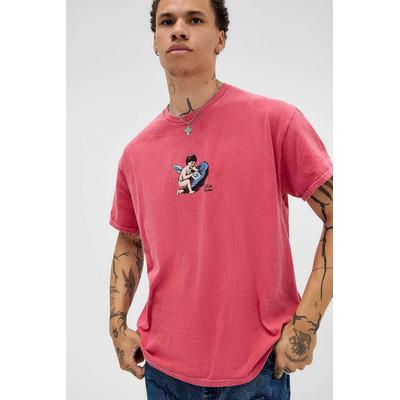 UO Red Cherub Scribble T-Shirt - Red XS at Urban Outfitters