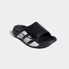 Badesandale ADIDAS SPORTSWEAR "LIGHTBLAZE ADILETTE", Gr. 40,5, schwarz-weiß (core schwarz, cloud weiß, cloud weiß), Synthetik, sportlich, Schuhe
