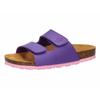 Pantolette LICO "Pantolette Bioline Velcro Kids", Gr. 27, lila, Filz, Schuhe