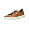 Sneaker GEOX "Geox Sneaker Leder/Textil", Herren, Gr. 46, braun (hellbraun), Leder, Textil, casual, Schuhe