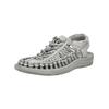 Sandale KEEN "Keen Wanderschuhe Textil", Gr. 40, grau (silber, grau), Textil, casual, Schuhe