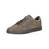 Sneaker GEOX "Geox Sneaker Leder/Textil", Herren, Gr. 43, grau (taupe), Leder, Textil, casual, Schuhe