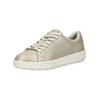 Sneaker GEOX "Geox Sneaker Leder", Damen, Gr. 38, beige (sand), Leder, casual, Schuhe