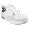 Sneaker SKECHERS "UNO CTL", Damen, Gr. 37, weiß, Veloursleder, Lederimitat, casual, Schuhe, Retro Sneaker, Schnürschuh mit Materialmix