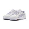 Sneaker PUMA "RBD BREAK LOW", Gr. 38, feather gray, lila crush, puma weiß, Leder, mehrfarbig, sportlich, Schuhe