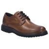 Schnürschuh JOSEF SEIBEL "Erroll 50", Herren, Gr. 44, braun (cognac), Leder, used, casual, Schuhe, Freizeitschuh, Komfortschuh mit TEX-Membrane