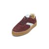 Sneaker MARC O'POLO "aus softem Veloursleder", Damen, Gr. 39, schwarz aubergine rot, silber blau, Obermaterial: 100% Leder (Rind), unifarben, Schuhe