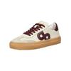 Sneaker PAVEMENT "Pavement Sneaker Leder", Damen, Gr. 38, rot (bordeaux), Leder, casual, Schuhe