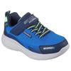 Sneaker SKECHERS "BOUNDER 2.0", Kinder, Gr. 33, blau (navy, blau), Lederimitat, Textil, sportlich, Schuhe, Trekkingschuh mit waterproof, Größenschablone zum Download