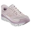 Slip-On Sneaker SKECHERS "GLIDE-STEP SOLE-PARADISE VALLEY", Damen, Gr. 40, rosa (rosa kombiniert), Veloursleder, Lederimitat, Mesh, sportlich, Schuhe, Freizeitschuh, Schnürschuh mit elastischen Schnürsenkeln