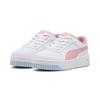 Sneaker PUMA "Carina Street Sneakers Mädchen", Kinder, Gr. 34.5, weiß pinkscape silber pink metallic, Obermaterial: Synthetik; Futter: Textil; Innensohle: Textil; Laufsohle: Gummi, Schuhe