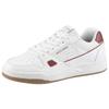 Sneaker SKECHERS "Harry Kane - Off Pitch Collection: Koopa - Harry Kane Court", Herren, Gr. 40, rot (weiß, weinrot), Leder, casual, Schuhe, Retro Sneaker signiert vom weltbekannten Fußballstar Harry Kane
