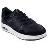 Sneaker SKECHERS "UNO CTL", Damen, Gr. 37, schwarz, Veloursleder, Lederimitat, casual, Schuhe, Retro Sneaker, Schnürschuh mit Materialmix