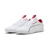 Sneaker PUMA "Scuderia Ferrari Neo Cat 3.0 Sneakers Erwachsene", Gr. 48, weiß (weiß rosso corsa rot), Obermaterial: Textil, Synthetik; Futter: Textil; Innensohle: Textil; Laufsohle: Gummi, Schuhe