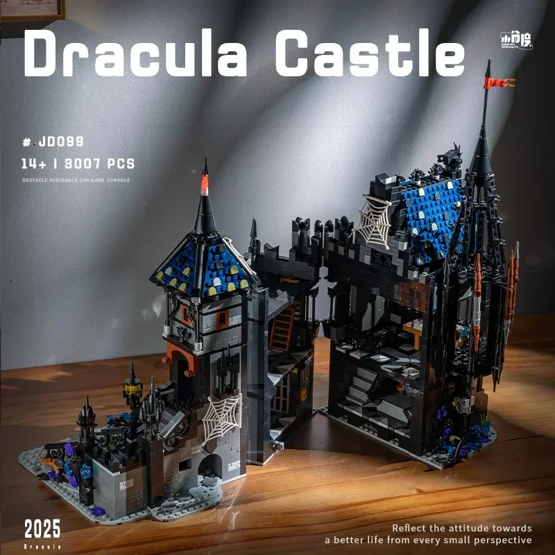 Vampir Dracula Castle Bausteine JD099 Street View 3007 Stück Modulare architektonische Landschaft Ziegel Spielzeug für Kinder Erwachsene Geschenk Image