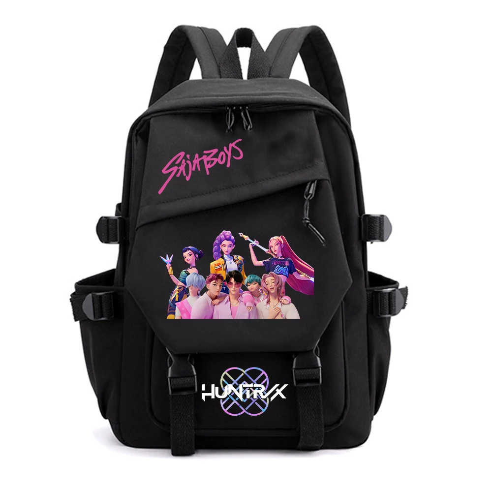KPop Demon Hunters Huntrix sac à dos femmes hommes mode voyage Saja garçons sacs à dos sac d'école de Sport en plein air