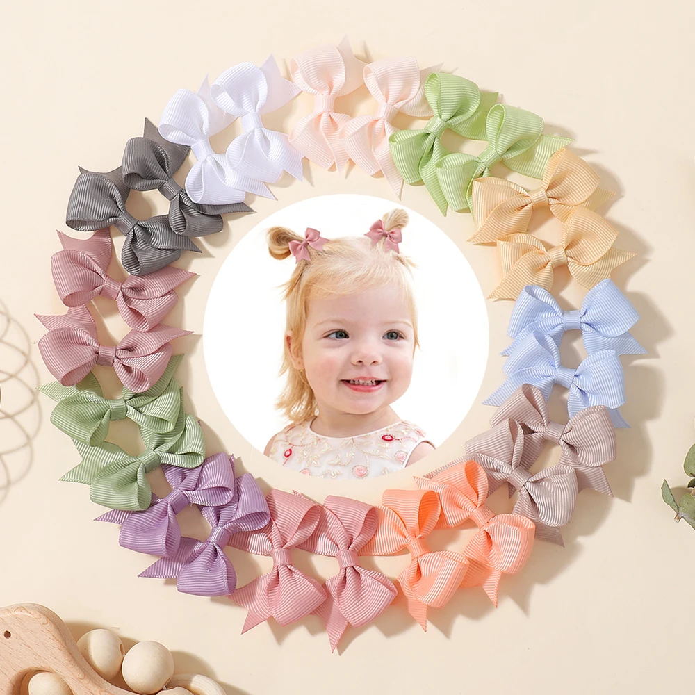 24 Stück All-Inclusive-Haarspangen mit Schleifenschwanz, niedliche modische Haarspangen, Kopfbedeckung, Haarschmuck, Haarspangen für Mädchen Image