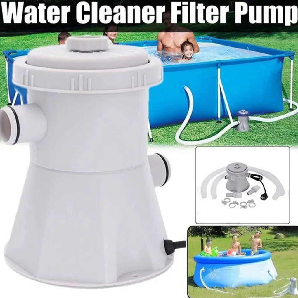 300 Gallons électrique piscine filtre pompe ménage piscine nettoyant enfants piscine électrique pompe à eau piscine filtre pompes sol
