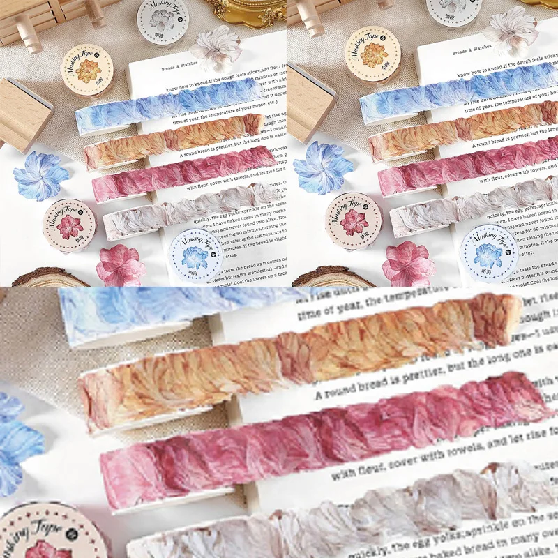 Mr Paper 12 Rollen/Beutel „Unheard of Flower“-Namenserie, Washi-förmiges Einzelband, Notizbuch, Tagebuch, Scrapbook-Klebeband, Geschenk für den Schulanfang Image