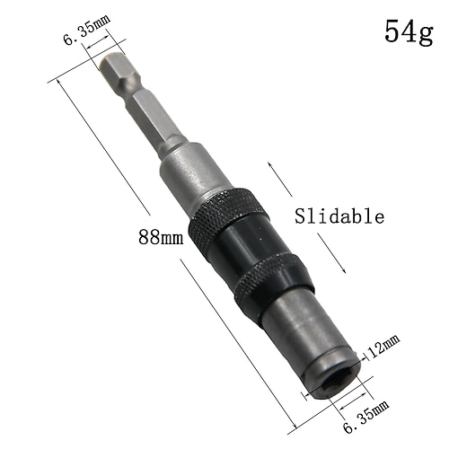 1/4 esagonale anello magnetico punte per cacciavite trapano utensili manuali punta del trapano asta di prolunga supporto per cambio rapido guida di guida vite punta del trapano
