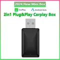 2 in1 Wireless CarPlay Box Android Auto Box CarPlay Mini Box Dongle cablato a Wireless per Benz Audi Toyota Mazda Nissan Chevrolet