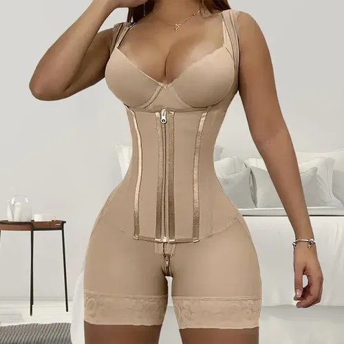 Faja Girdles Colombianas Shaper High Compression Shapewear Post Surgery Postoperation Reductive Slimming Sheath Female Corset
