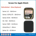 A+++, Vetro dello schermo ricondizionato sostituito per Apple Watch Series 1 2 3 4 5 6 7 8 9 10 SE Ultra, gruppo display LCD, testato