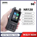 UNIWA NR120 5G PoC Radio Walkie Talkie Zello 2.4 pollici IPS Touch Screen 3GB 32GB IP68 Impermeabile Android 13 5000mAh PTT SOS OTG