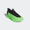 Basketballschuh ADIDAS PERFORMANCE "ANTHONY EDWARDS 1 KIDS LOW", Gr. 38,5, lucid lime, aurora ink, core schwarz, Textil, Synthetik, sportlich, Schuhe