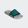 Badesandale ADIDAS SPORTSWEAR "SHOWER ADILETTE", Gr. 47, core schwarz, pure teal, grau two, Synthetik, sportlich, Schuhe