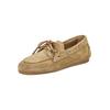Slipper PAVEMENT "Pavement Slipper Leder", Damen, Gr. 41, grau (taupe), Leder, casual, Schuhe