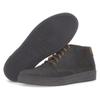 Sneaker PIUS GABOR, Herren, Gr. 9 (43), grau, Veloursleder, sportlich, Schuhe, Schnürboots, High Top-Sneaker in bequemer Schuhweite G (= weit)