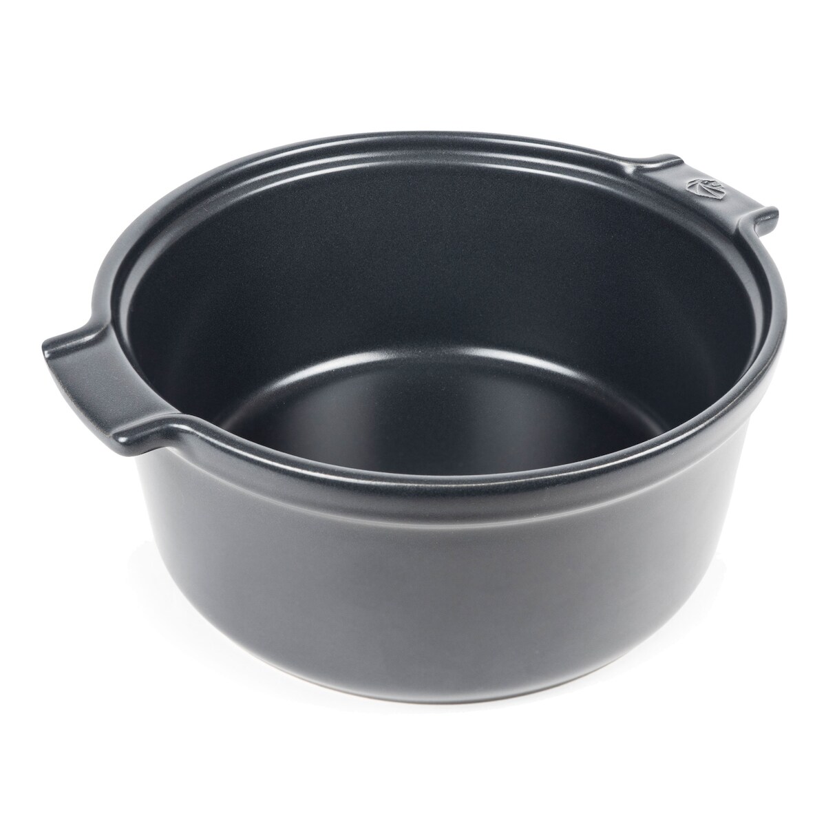 PEUGEOT Keramik Auflaufform APPOLIA 22cm Schiefergrau Soufflé-Schale Spülmaschinenfest Image