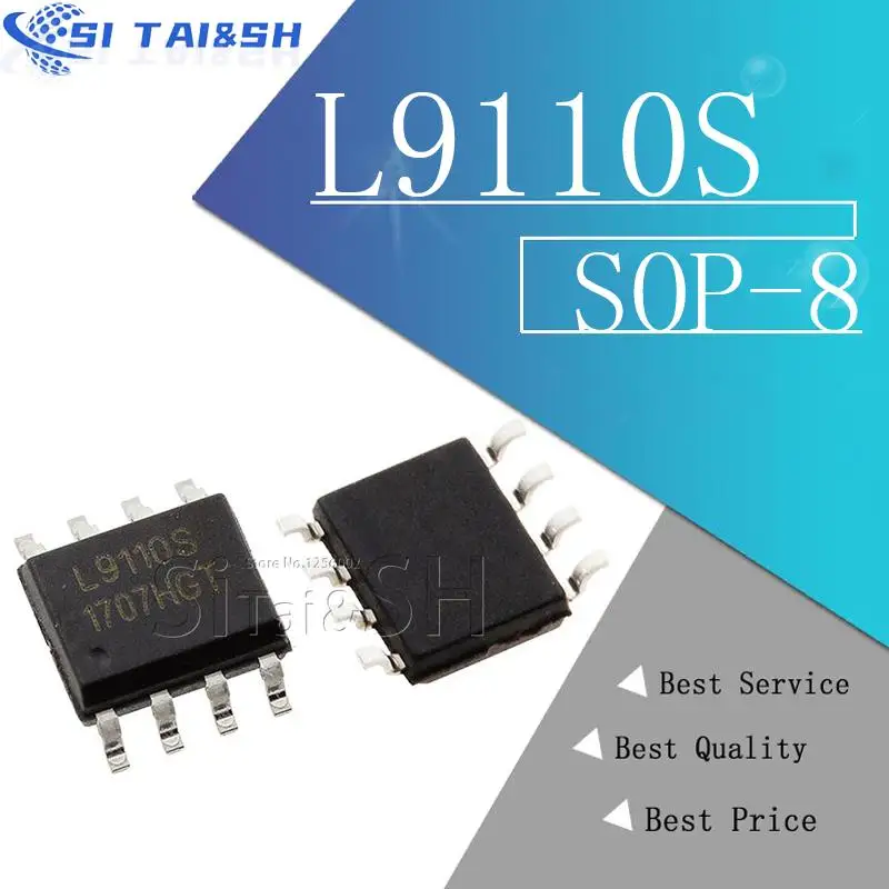 Si Tai&SH 10 Stück L9110S L9110 9110 SOP8 Vollbrücken-Antriebsmotor-Treiberchip Neu und original SOP-8 Image