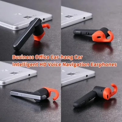 Talk45 Drahtlose Bluetooth-Einzelkopfhörer mit Geräuschunterdrückung, Business-Büro, Ohrhänger, Auto, intelligentes HD-Sprachnavigations-Headset Image